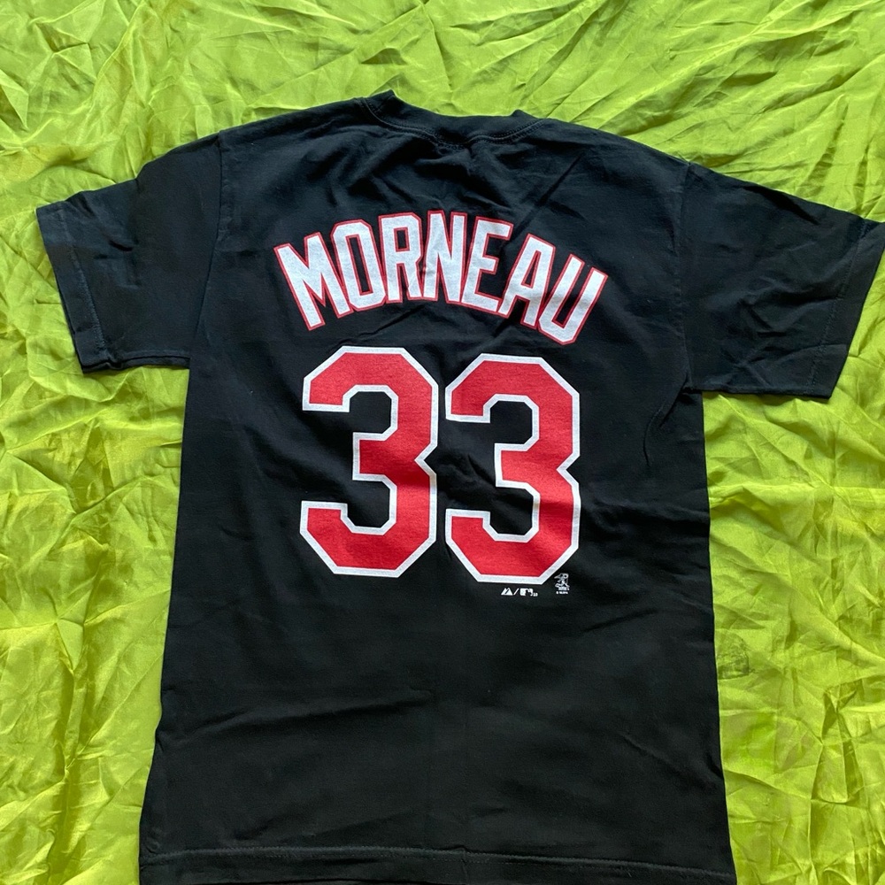 Morneau MN Twins Black shirt
